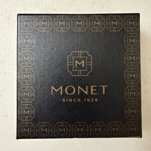 Monet Jewelry Gold Tone Compact Mirror